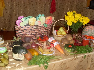 Выставка «Дары природы» из овощей и фруктов