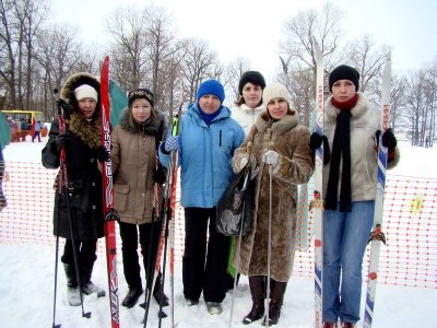 Сотрудники Централизованной библиотечной системы г. Канаш с энтузиазмом приняли участие на Лыжне России